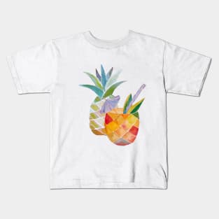 Pina Colada Mauve Kids T-Shirt